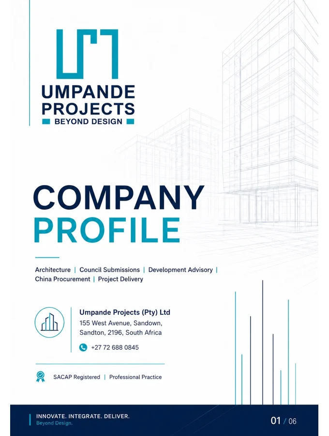 Company profile cover