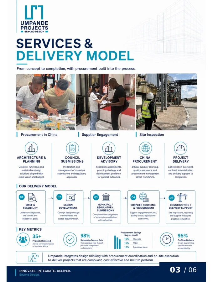 Services and delivery model